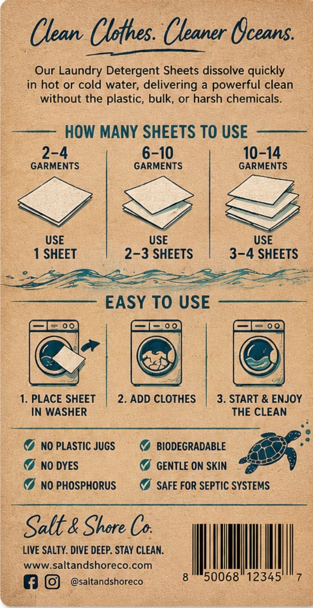 Laundry Soap Sheets