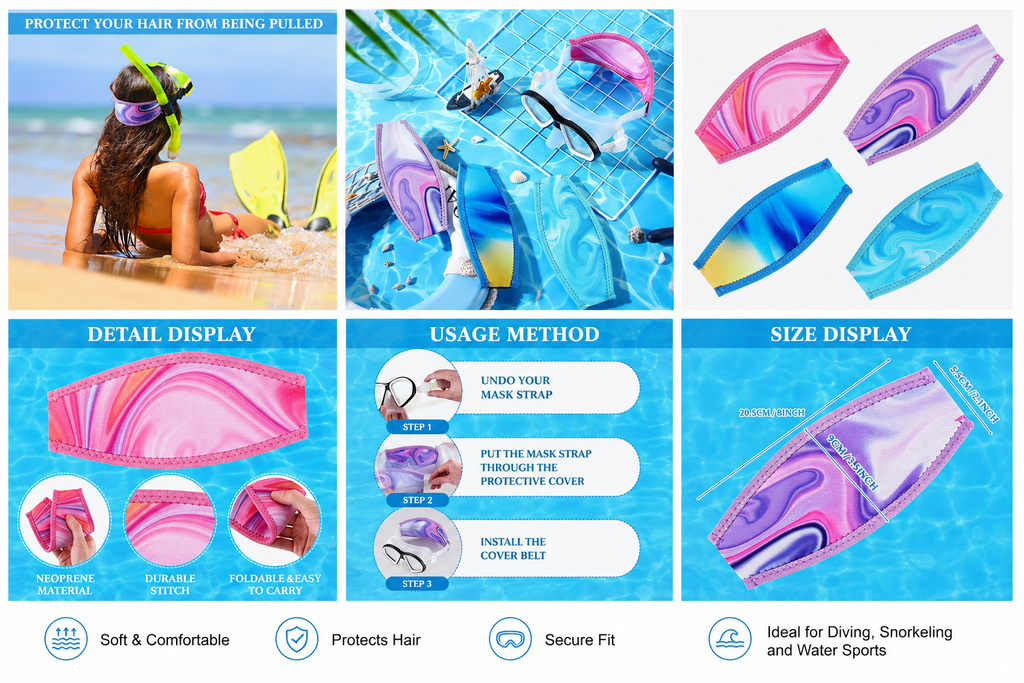 Scuba Mask Strap Cover