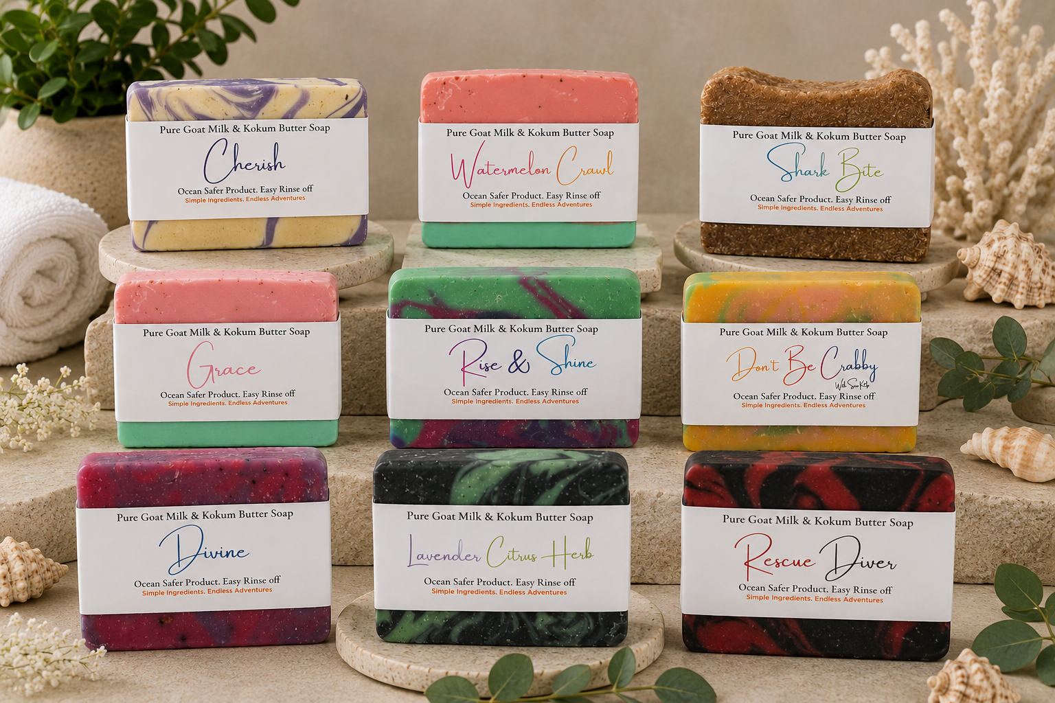 Hand Crafted Cold Process Soaps